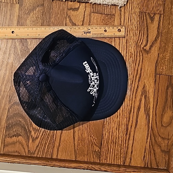 Vintage The Floridan Sports Club navy snapback mesh trucker hat - Picture 9 of 9
